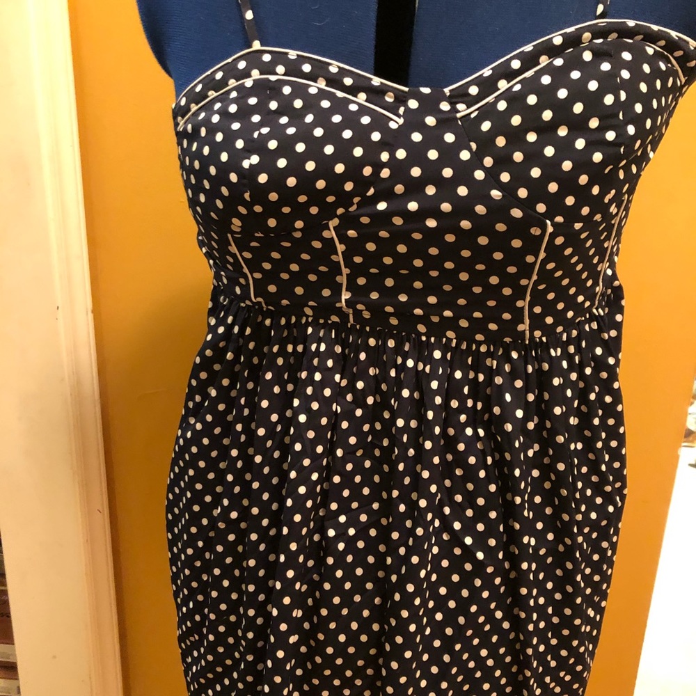 American Rag Cie Polka-Dot Dress Size Large